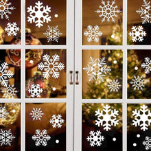 Weihnachten Schneeflocken Fensterbilder PVC Aufkleber 96 Selbstklebend