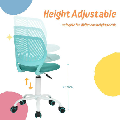 Homy Casa Bürostuhl Ergonomisch Stoffsitz Lila