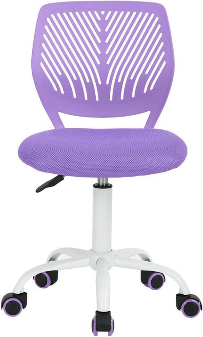Ergonomischer Bürostuhl Lila höhenverstellbar drehbar