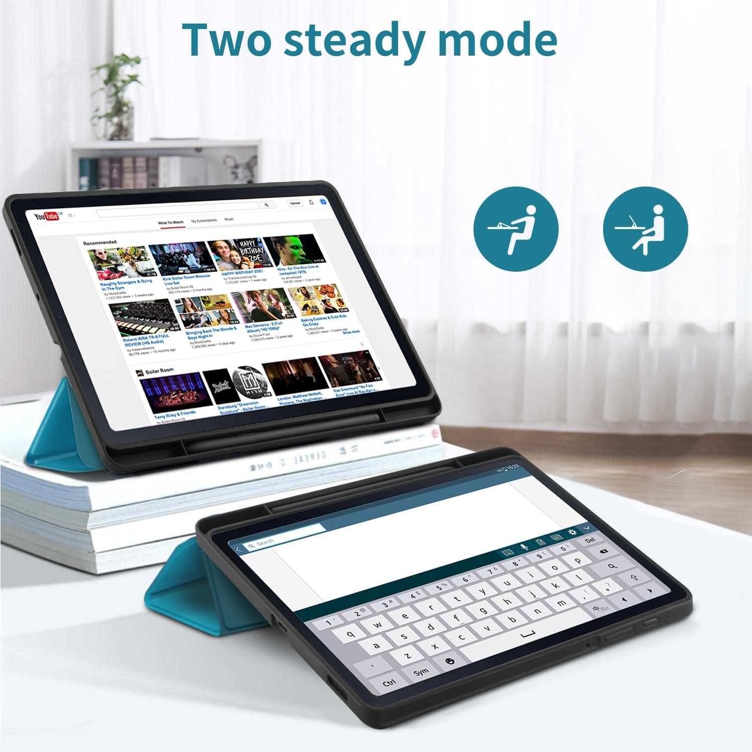 Hülle Samsung Galaxy Tab S6 Lite 10.4 Zoll Schutzfolie S Pen Halter