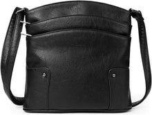Schwarze Umhängetasche Crossbody Damen Clutch Geldbörse
