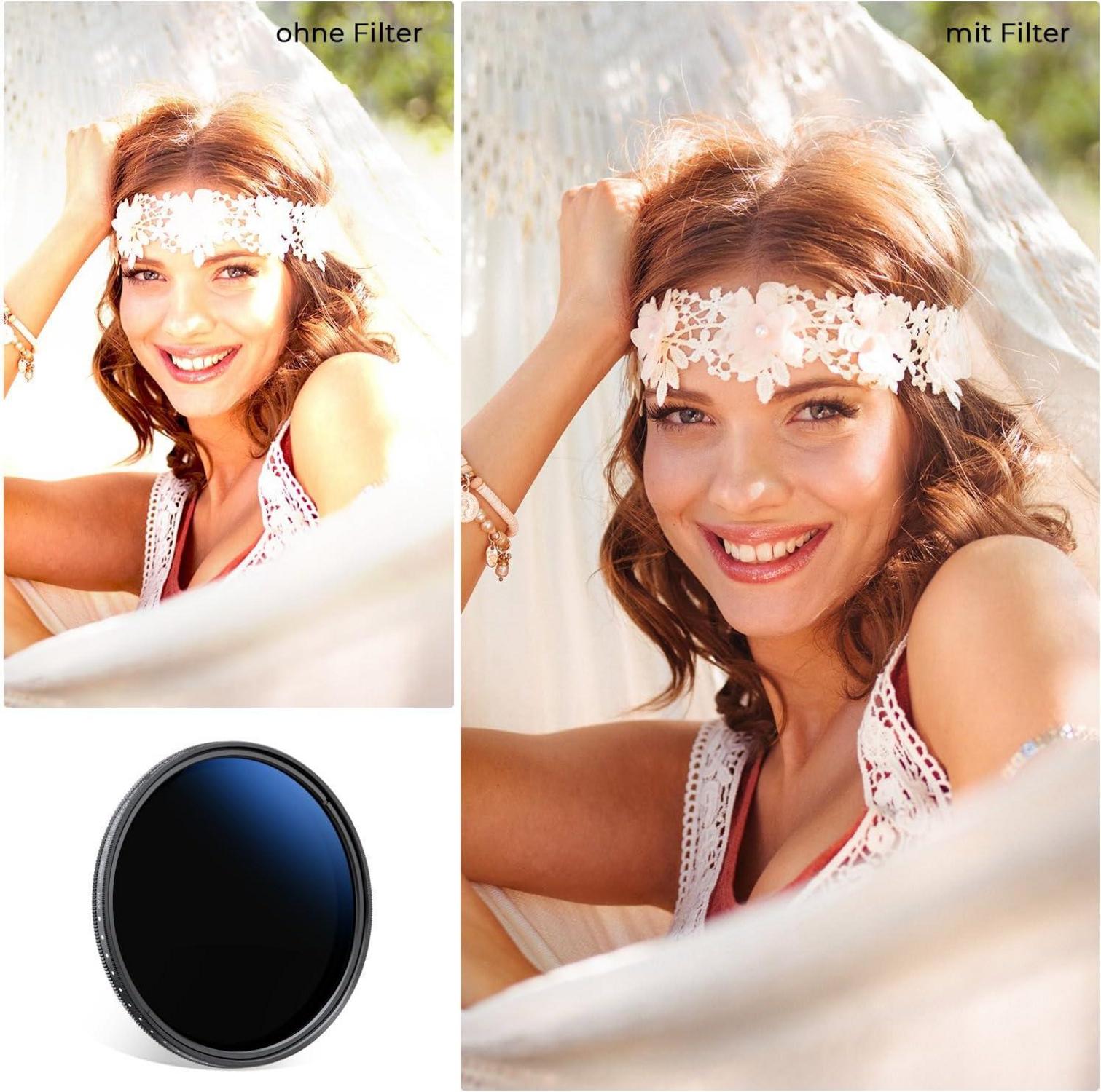 Variabler ND Filter 55mm Nano K-Serie Graufilter ND2-ND2000