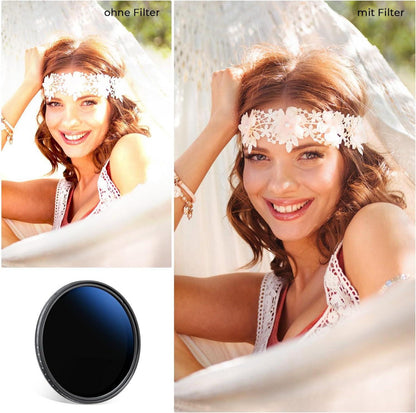 Variabler ND Filter 55mm Nano K-Serie Graufilter ND2-ND2000