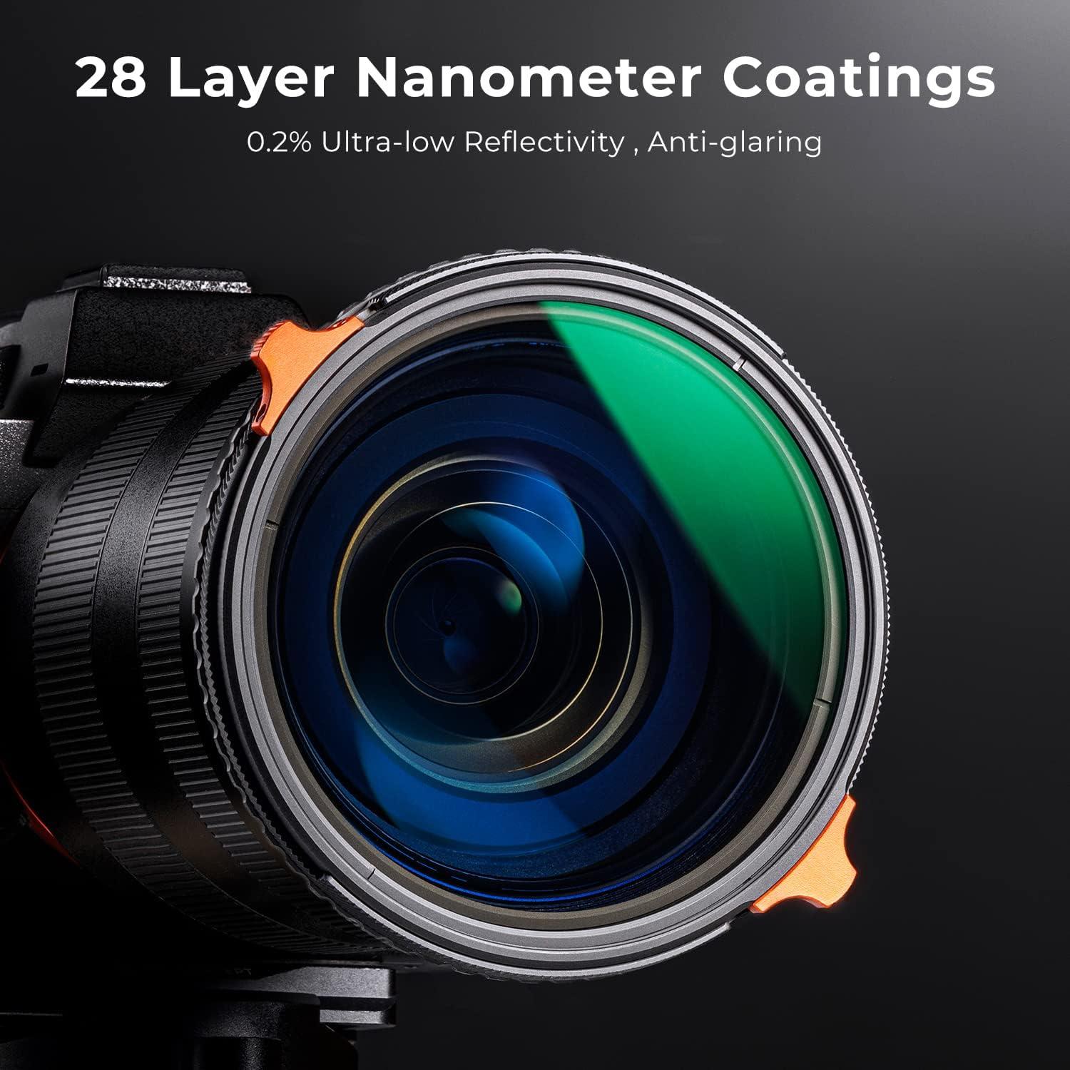 Nano-X PolfilterND Filter 58mm CPL&ND4-ND64 2-in-1 multifunktionaler