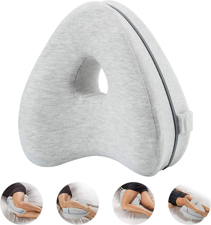 Ergonomisches Memory Foam Kniekissen für Seitenschläfer mit