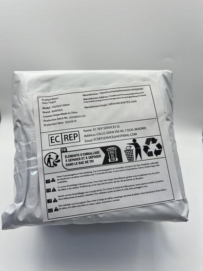 Teekanne Glas mit Siebeinsatz Borosilikatglas 950ML Spülmaschinenfest