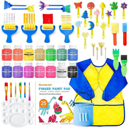 Shuttle Art 53tlg. Kinder Fingerfarben Set