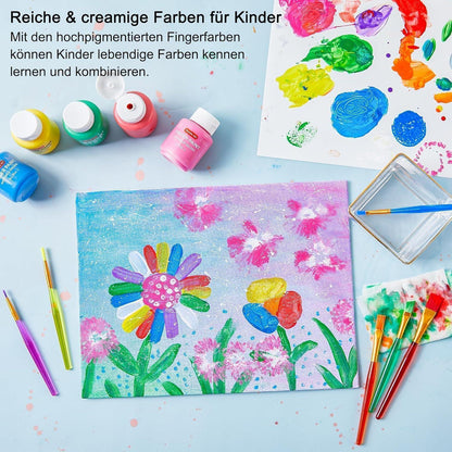 Shuttle Art 53tlg. Kinder Fingerfarben Set