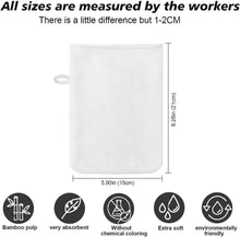 10er Pack Waschhandschuhe 15x21cm Frottee Mikrofaser