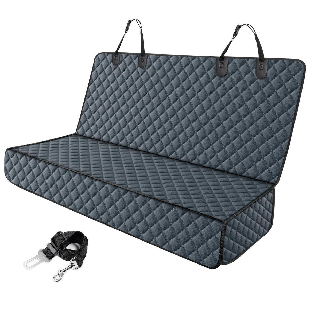 Hundedecke Auto Rückbank – Kratzfest & Wasserdicht, Grau 137x120cm