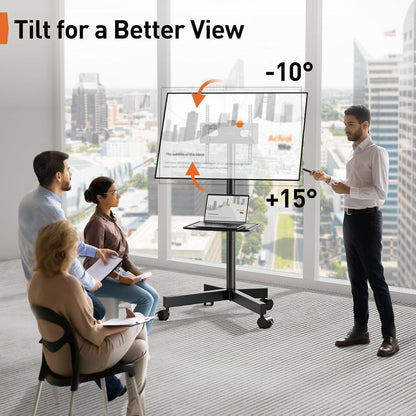 TV Ständer Rollbar mit Rollen für 23–60 Zoll LCD Fernseher