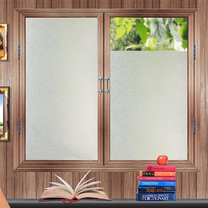 Milchglas Fensterfolie Blickdicht 90x300cm – Sichtschutz für Bad & Co.