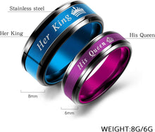 Edelstahl Ring Herren Damen Ehering Freundschaftsring Größe