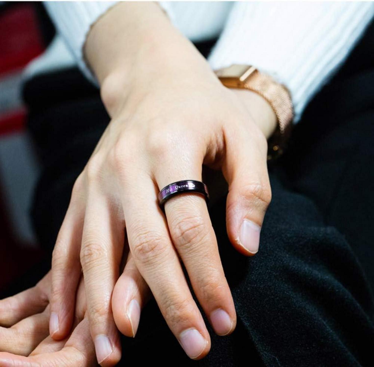 Edelstahl Ring Herren Damen Freundschaftsring Größe 49-62mm Ehering