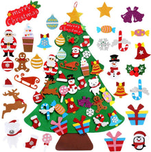 DIY Filz Weihnachtsbaum Kinder Goldpulver Design 39inch
