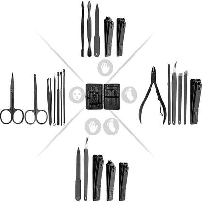 Professionelles Maniküre Pediküre Set aus Edelstahl