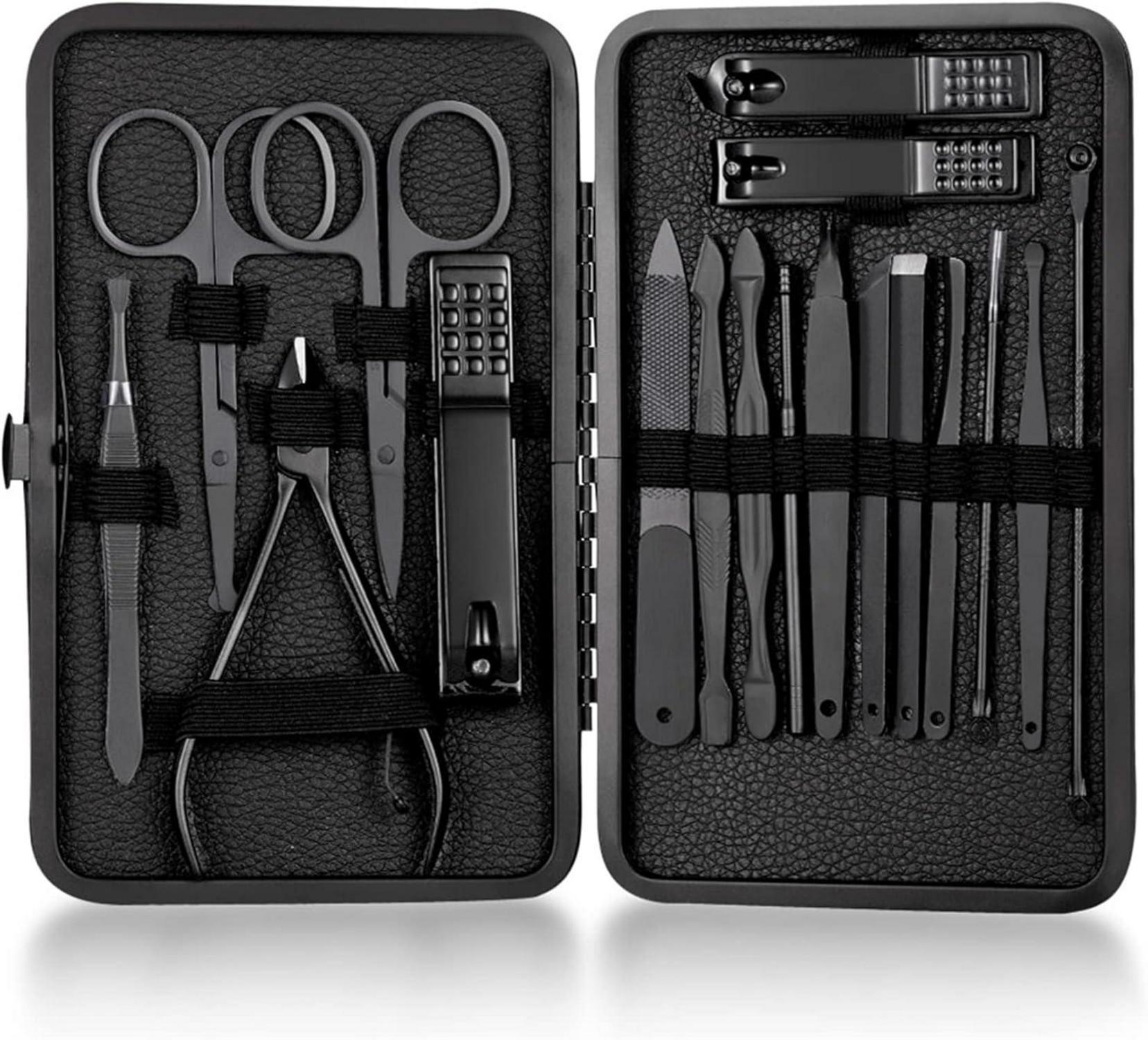 Professionelles Maniküre Pediküre Set Edelstahl Nagelpflege Kit