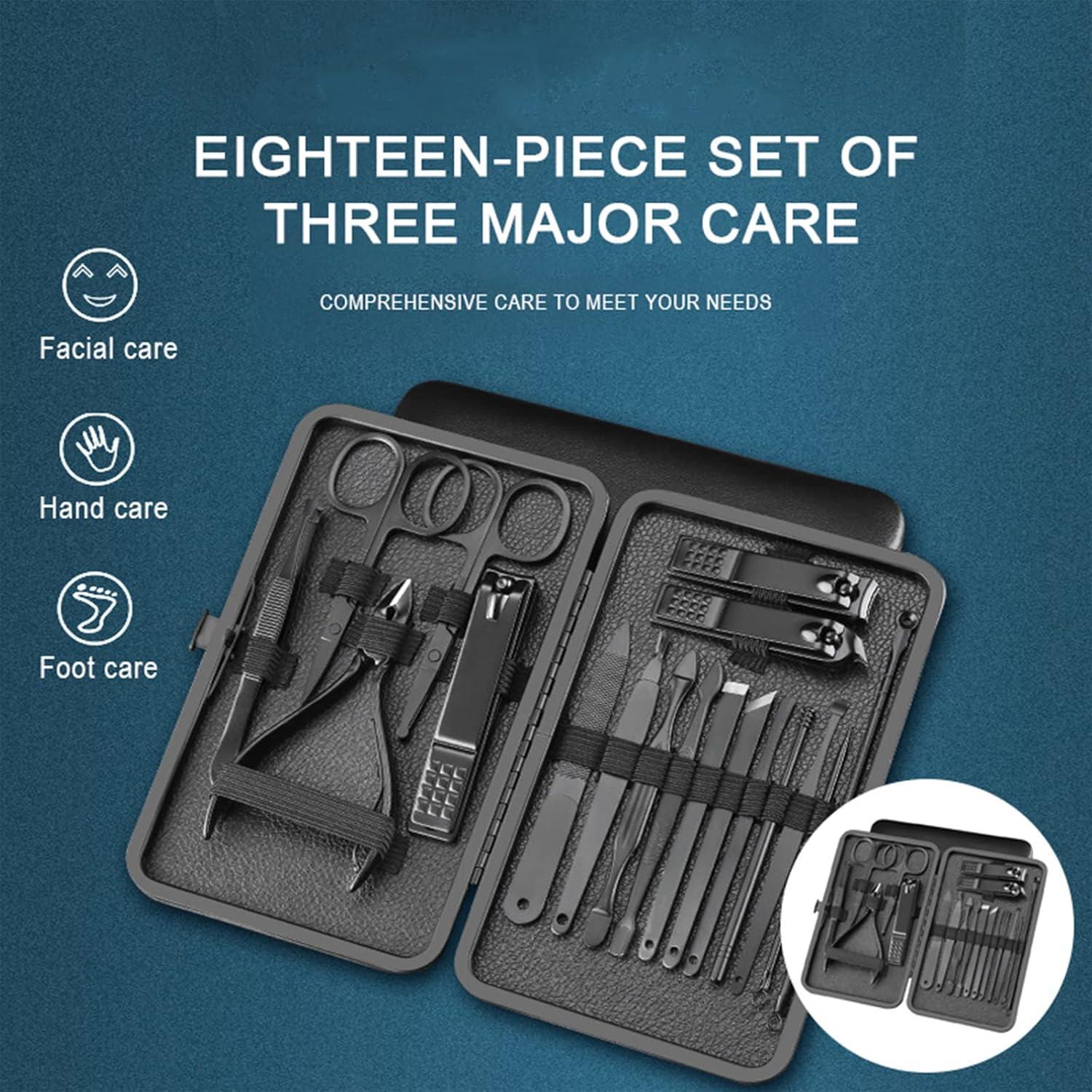 Professionelles Maniküre Pediküre Set Edelstahl Nagelpflege Kit