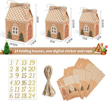Adventskalender Häuser DIY zum Befüllen, 24 Boxen 3