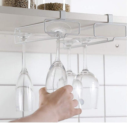 Weinglashalter Metall Gläserhalter Schrank Aufhängen bis zu 4 Gläser (2er