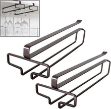 Weinglashalter aus Metall Gläserschiene Halter für Weingläser 2er Pack