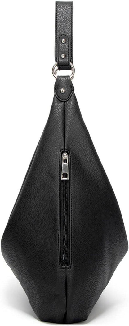 Ashioup Women's Vintage PU Leather Tote Bag Hobo Shoulder Handbag
