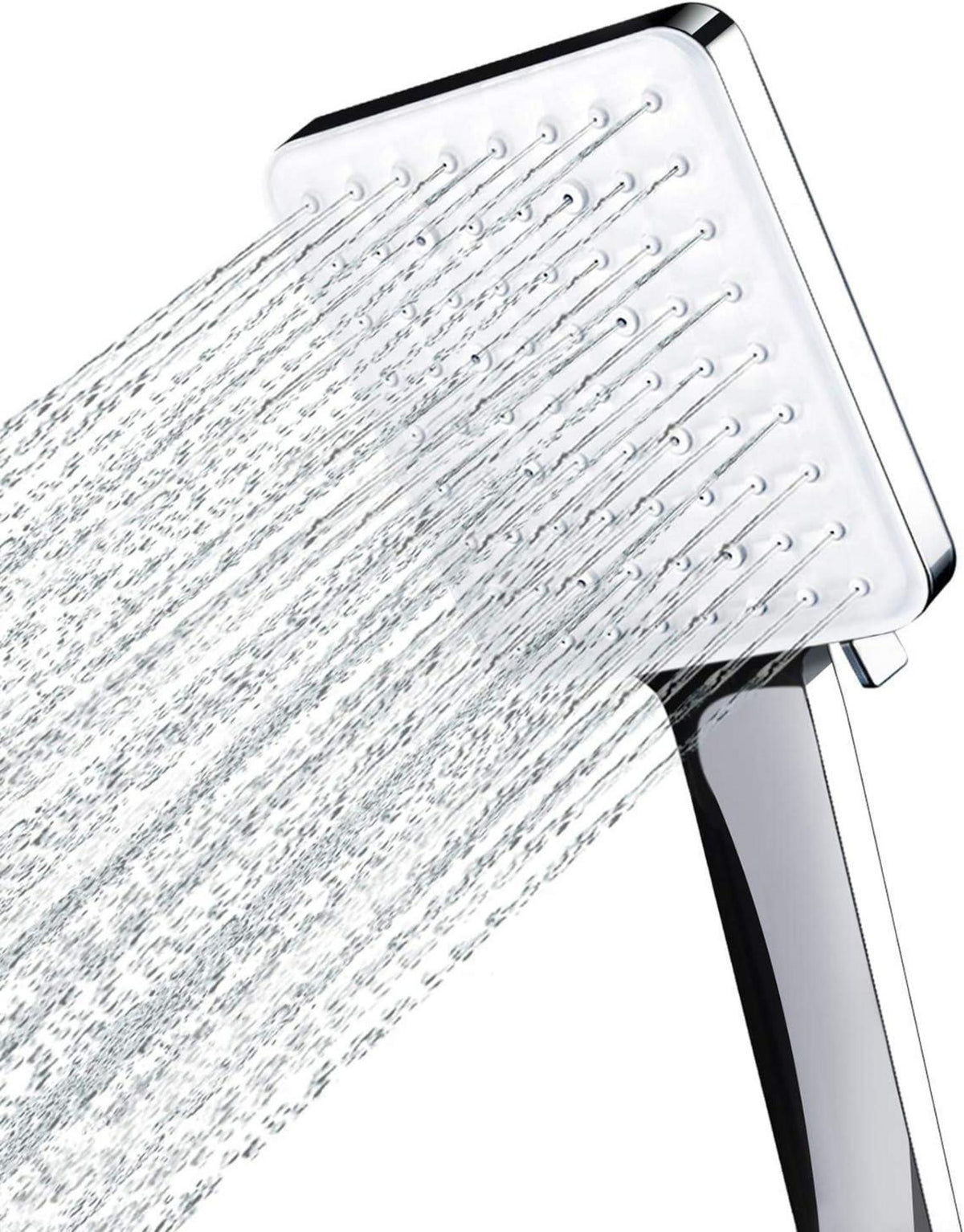 Duschkopf Regendusche Handbrause XXL 6 Strahlarten Silber
