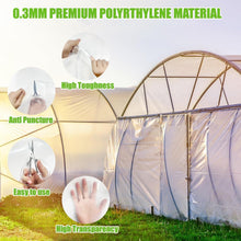 2 x 3m Transparente Polyethylenfolie für Gewächshaus und