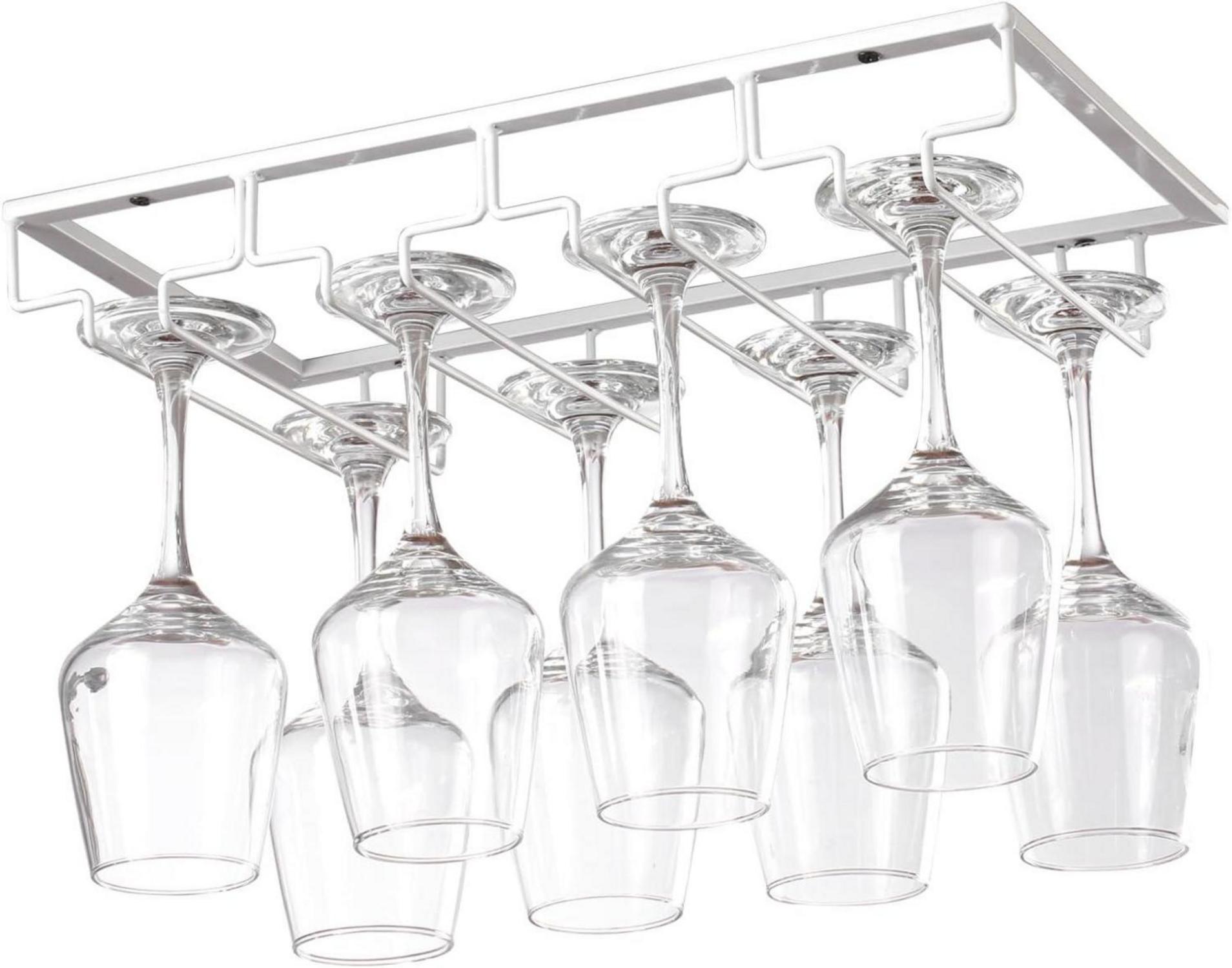 Weinglashalter Metall Gläserschiene Halter Unter Schrank Aufhängen 4