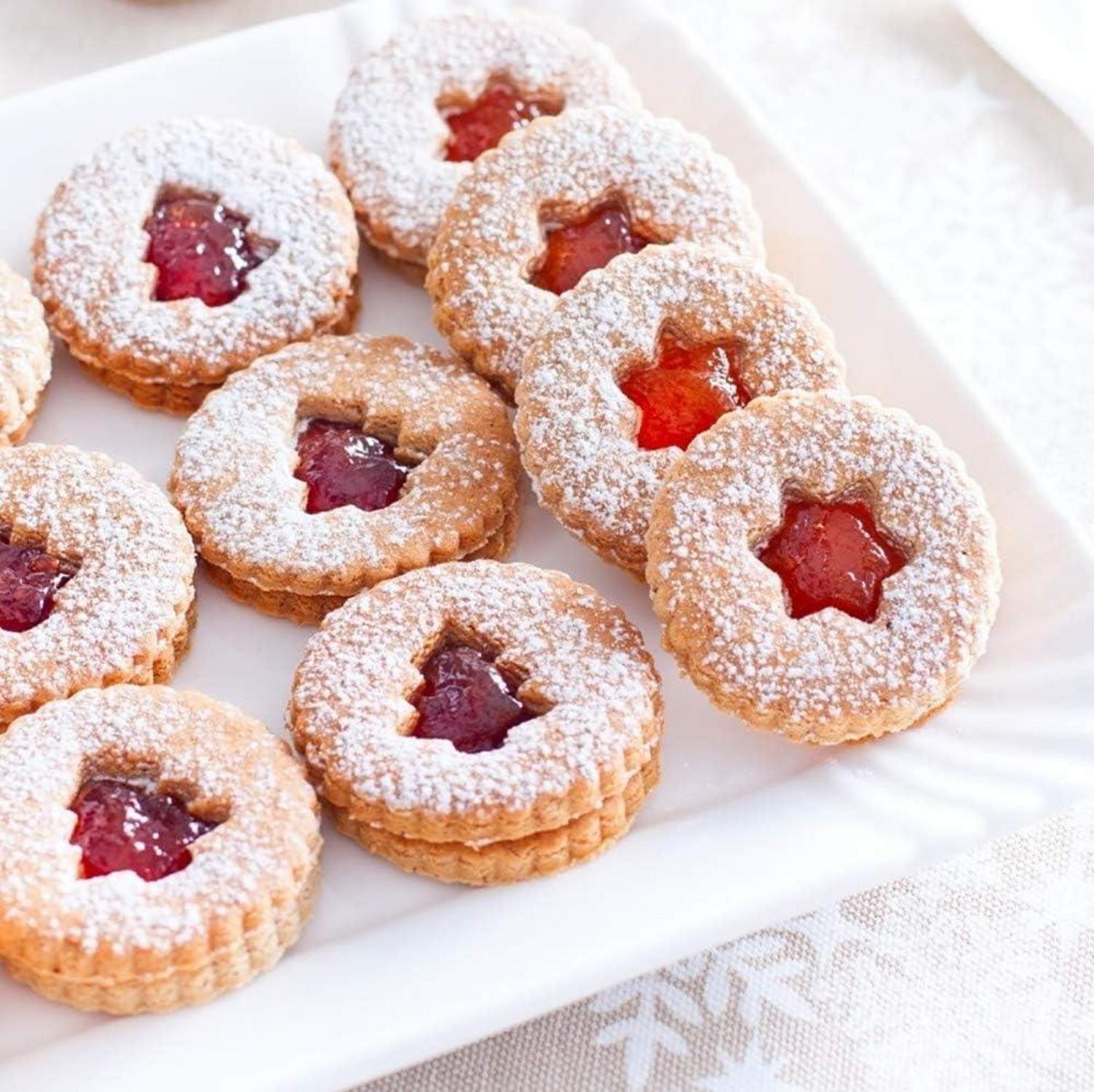 Weihnachten Linzer Ausstecher Set 9 Stück Edelstahl Keksausstecher