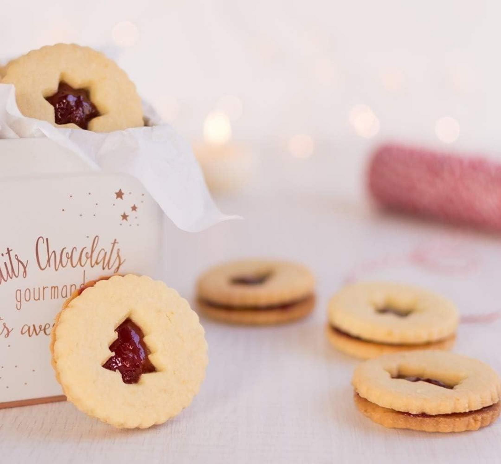 Weihnachten Linzer Ausstecher Set 9 Stück Keksausstecher Plätzchenformsatz