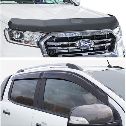 Motorhauben- & Windabweiser Set Ford Ranger T7/T8 (2016-2022)