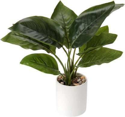 Künstliche Monstera Kunstpflanze Tropische Dekoration im Topf