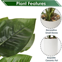 Briful Künstliche Monstera Pflanze im Topf - Tropische