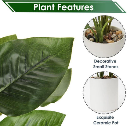 Briful Künstliche Monstera Pflanze im Topf - Tropische