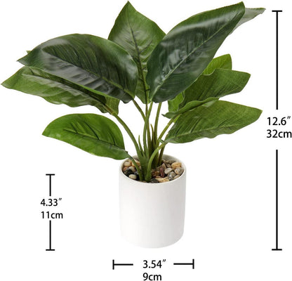 Künstliche Monstera Kunstpflanze Tropische Dekoration im Topf
