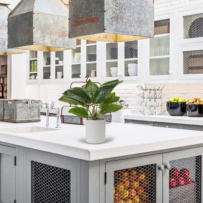 Künstliche Monstera Kunstpflanze Tropische Zimmerpflanze im Topf