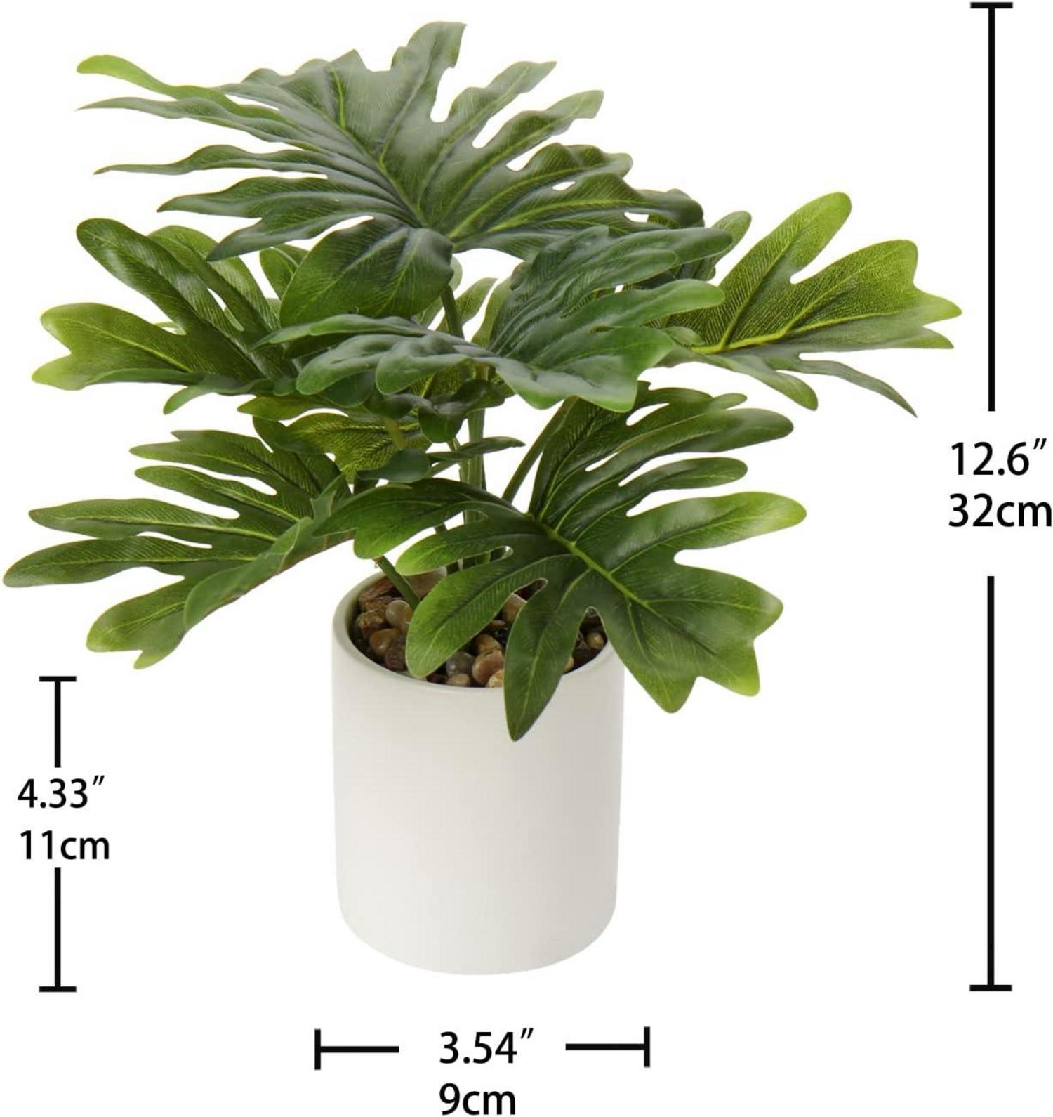 Künstliche Monstera Pflanze in Topf für Dekoration