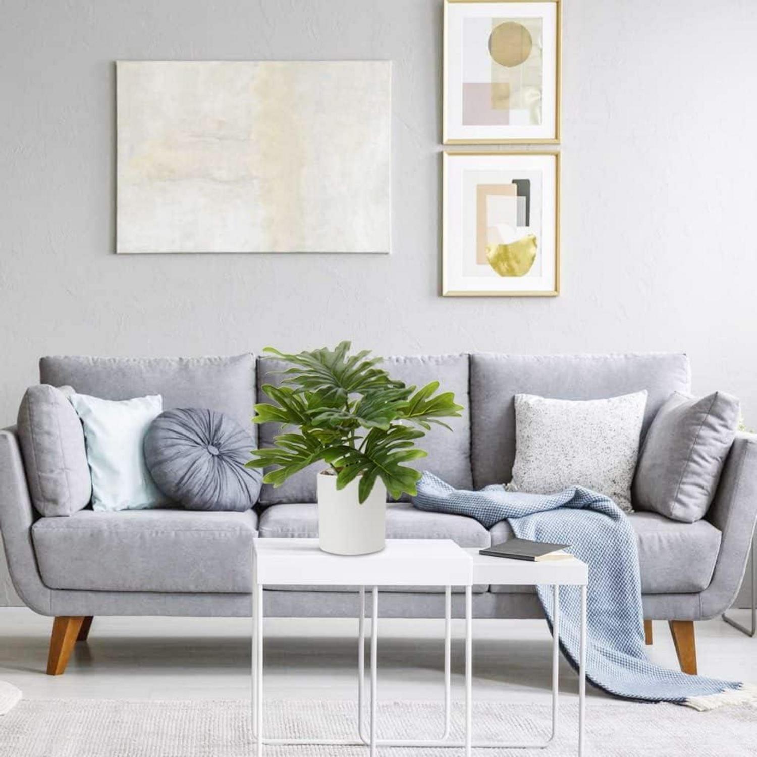 Künstliche Monstera Kunstpflanze Realistische Dekoration für Zuhause