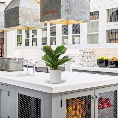 Künstliche Monstera Kunstpflanze im Topf 31cm für Büro Dekoration