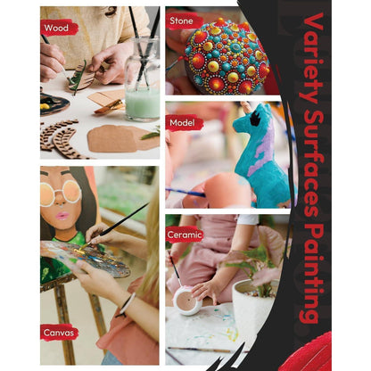 Fantastory Acrylfarben Set 24 Farben 60ml Premium