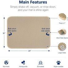 WePet Katzenklo Matte - Mittlere