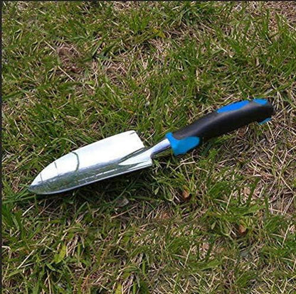 Sinoer Aluminium-Gartenspaten 30 cm L x 7,5 cm B Blau