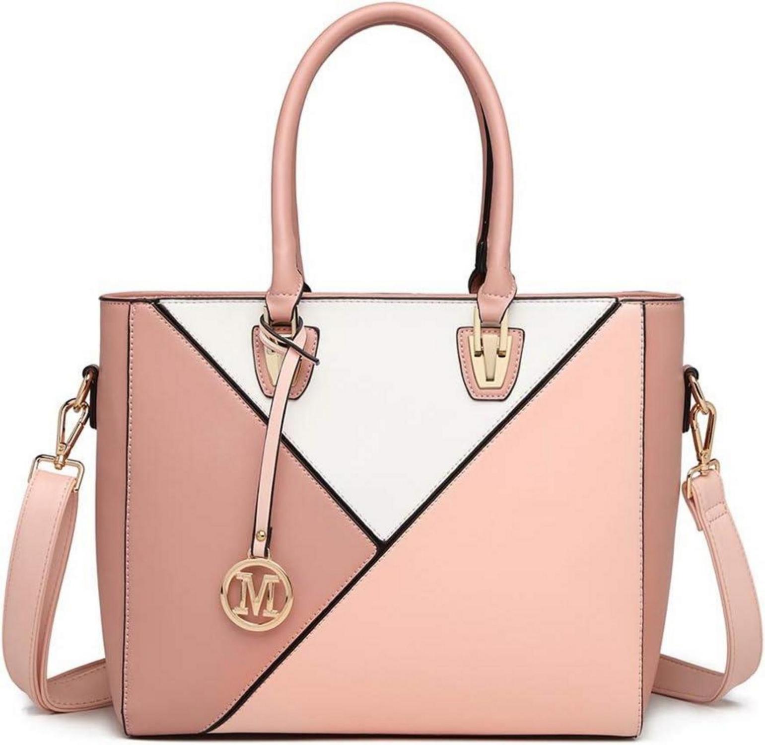 Moderne Miss Lulu Geometrische Handtasche Damen mit Ombre Muster