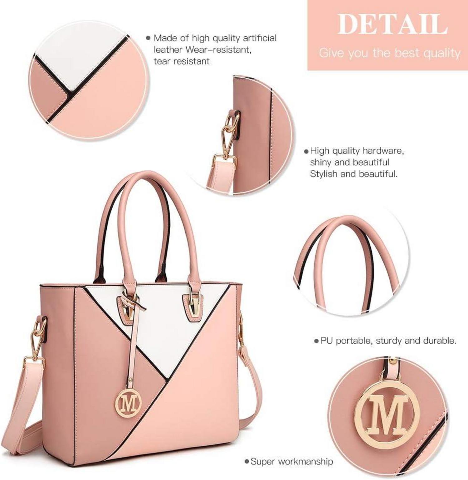 Moderne Miss Lulu Geometrische Handtasche Damen mit Ombre Muster