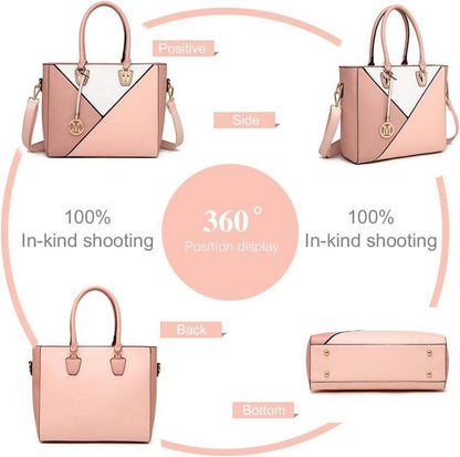 Damen Handtasche Schultertasche Shopper V-Form design Synthetic