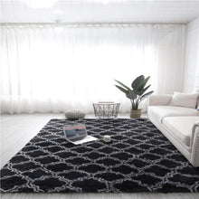 Weicher Teppich für Wohnzimmer 160x200cm Plüsch flauschig rutschfest