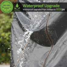 Enzeno Ei Patio Hängesessel Abdeckung 115x190cm Schwarz