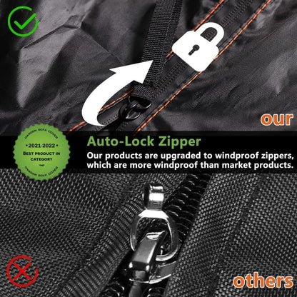 Enzeno Ei Patio Hängesessel Abdeckung 115x190cm Schwarz