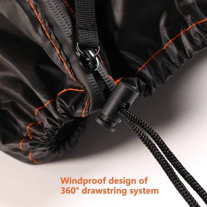 Enzeno Ei Patio Hängesessel Abdeckung 115x190cm Schwarz